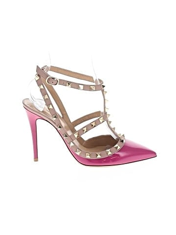 Valentino Garavani Patent Leather Patent Leather Slingback Pumps (view 1)