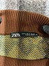Zara Chevron-herringbone Green Pullover Sweater Size S - photo 7