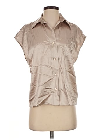 Current Air Short Sleeve Silk Top (view 1)