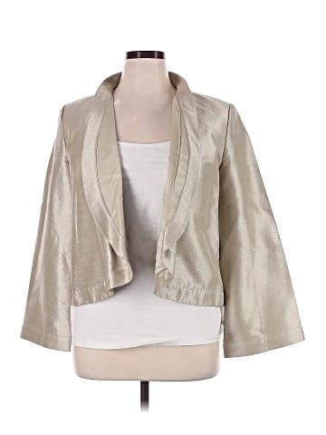 Linda Allard Ellen Tracy Silk Blazer (view 1)