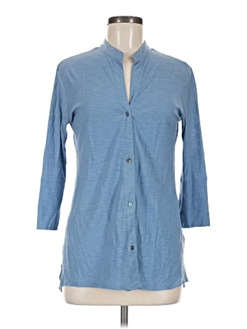 James Perse 3/4 Sleeve Button-Down Shirt (view 1)