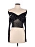 AFRM Polka Dots Black 3/4 Sleeve Blouse Size L - photo 1