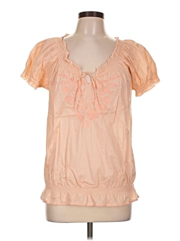 St. John's Bay Short Sleeve Blouse (view 1)