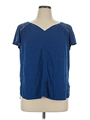 Max Studio Short Sleeve Top (view 1)