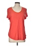 Deletta Orange Short Sleeve Top Size L - photo 1