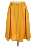 ModCloth 100% Polyester Solid Yellow Casual Skirt Size L - photo 2