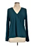 MICHAEL Michael Kors Teal Long Sleeve Blouse Size L - photo 1