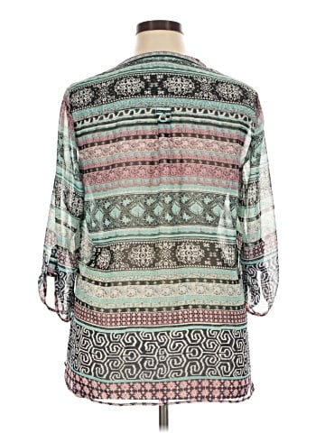 Sara Michelle 3/4 Sleeve Blouse (view 2)