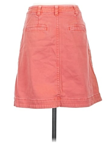 Pilcro and the Letterpress Denim Skirt (view 2)