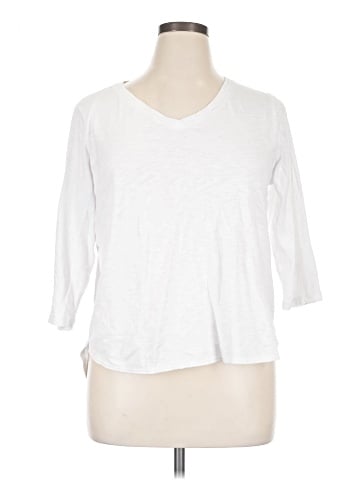 KIRKLAND Signature 3/4 Sleeve T-Shirt (view 1)