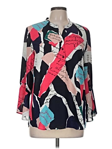 Nic + Zoe 3/4 Sleeve Blouse (view 1)