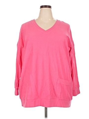 Woman Within Pullover Sweater (view 1)