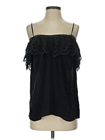 Greylin Sleeveless Silk Top (view 1)