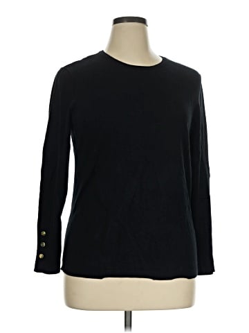 JM Collection Pullover Sweater (view 1)