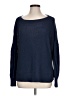 New Directions Solid Blue Pullover Sweater Size L - photo 1