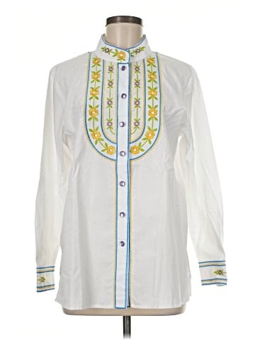 Bob Mackie Long Sleeve Blouse (view 1)