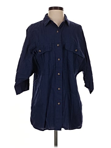 Everlane 3/4 Sleeve Button-Down Shirt (view 1)