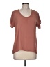 Soprano 100% Polyester Brown Short Sleeve Top Size M - photo 1