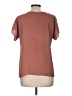 Soprano 100% Polyester Brown Short Sleeve Top Size M - photo 2