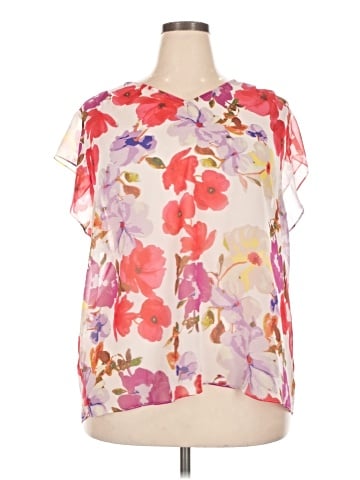 CAbi Short Sleeve Blouse (view 1)