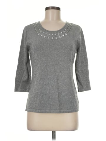 JM Collection 3/4 Sleeve Top (view 1)