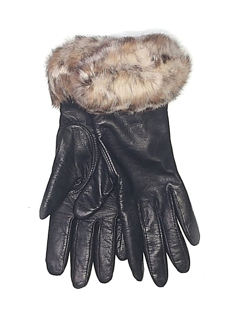 Pre-owned Assorted Brands Gloves In Black
