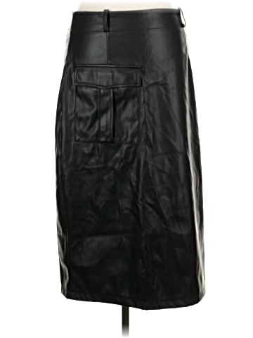 Noisy May Faux Leather Skirt (view 2)