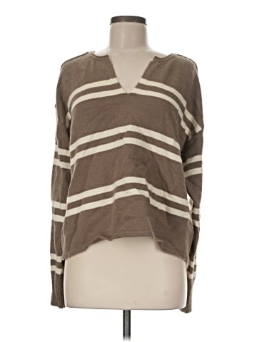 Hem & Thread Pullover Sweater (view 1)