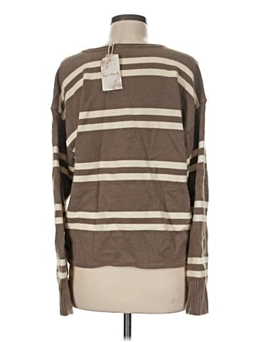 Hem & Thread Pullover Sweater (view 2)