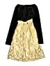 Emily West 100% Polyester Gold Dress Size 12 - photo 2