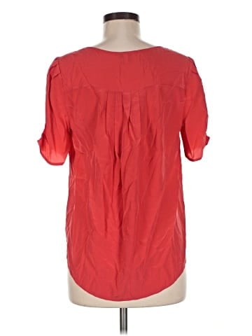 Joie Short Sleeve Silk Top (view 2)