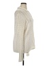 Max Mara 100% Cotton Solid Ivory Cardigan Size XL - photo 4