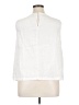 Boden 100% Linen White Sleeveless Blouse Size 16 - 18 - photo 2