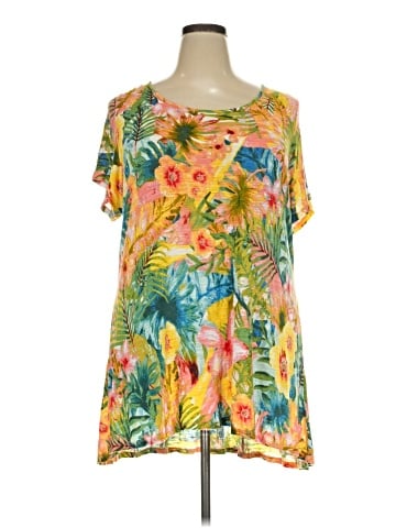Cable & Gauge Short Sleeve Blouse (view 1)