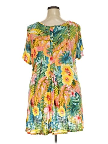 Cable & Gauge Short Sleeve Blouse (view 2)