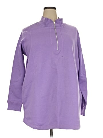 Woman Within Pullover Sweater (view 1)