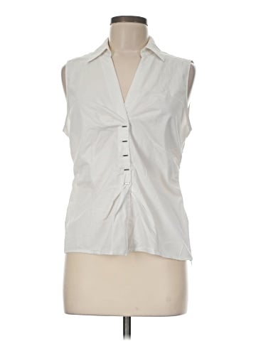 Elie Tahari Sleeveless Button-Down Shirt (view 1)