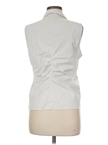 Elie Tahari Sleeveless Button-Down Shirt (view 2)