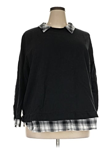 Woman Within Pullover Sweater (view 1)