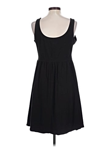 Green Cotton Casual Dress (view 2)