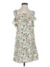 Atmosphere 100% Polyester Floral White Casual Dress Size 0 - photo 1