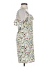 Atmosphere 100% Polyester Floral White Casual Dress Size 0 - photo 4