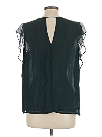 Greylin Sleeveless Silk Top (view 2)