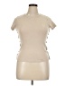 Guess Ivory Short Sleeve Top Size XL - photo 1