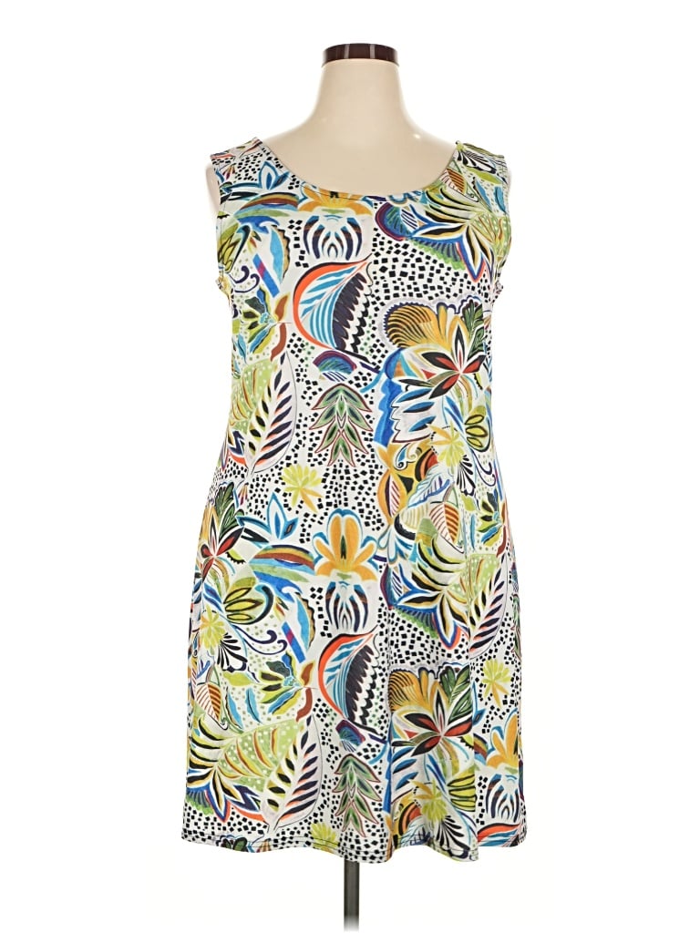 Pre-owned Michael Tyler Casual Dress In White
