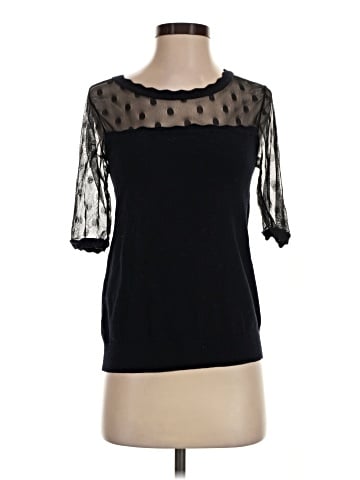 Knitted & Knotted 3/4 Sleeve Top (view 1)