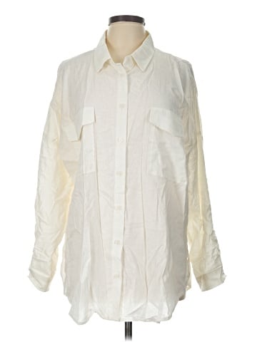 Love Tree Long Sleeve Button-Down Shirt (view 1)