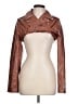Hot & Delicious 100% Polyurethane Brown Jacket Size L - photo 1