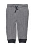 Tea 100% Cotton Chevron-herringbone Gray Casual Pants Size 12-18 mo - photo 1
