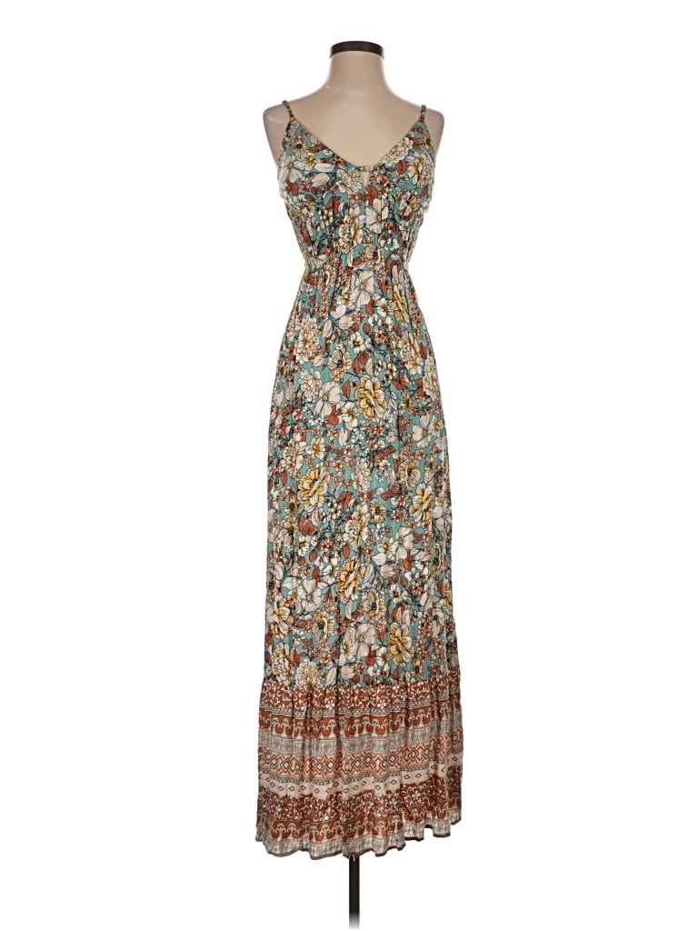 Pre-owned Lily Rose Casual Dress In Brown